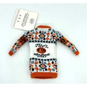 Titos Vodka Mini Christmas Sweater Bottle Cover‎ Gift